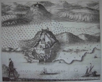 MORTIER,  PIERRE: VIEW OF HERCEG-NOVI (MONTENEGRO)